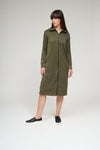 Jamie Zip Up Dress- Olive