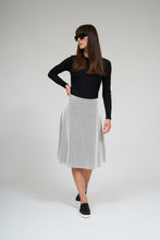 Load image into Gallery viewer, Riva Thick Ribbed Skirt- White