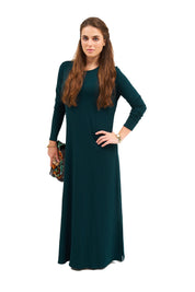 Daniella Faye Aura maxi swing dress in ja'teal — modest women's FW26 collection, photo 3