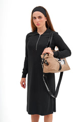 Modest Black Serena Half Zip – Women's Fashion