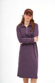 26WS1044 deep purple serena half zip