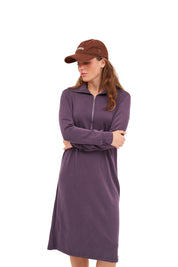 26WS1046 deep purple serena half zip