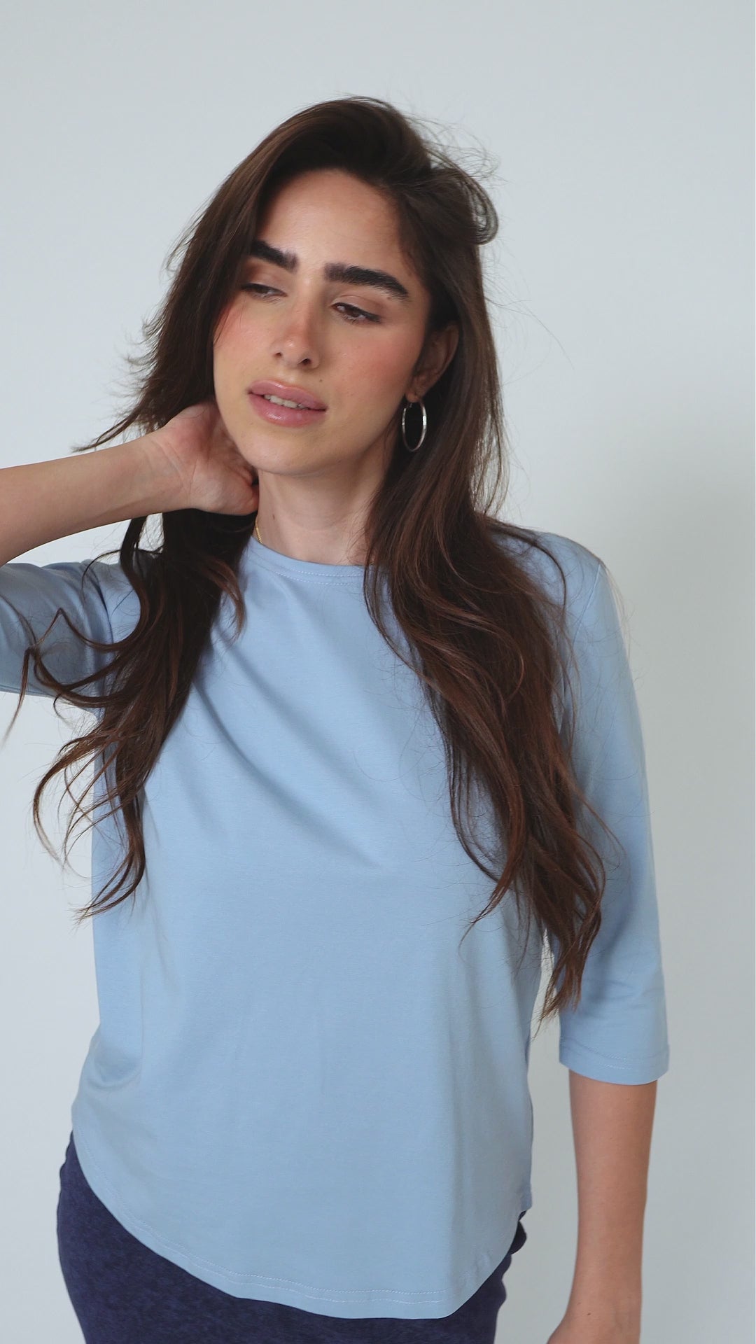 Blue Perry Tee