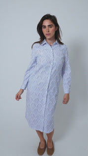 (Cotton) Fringe Dress - With Pockets