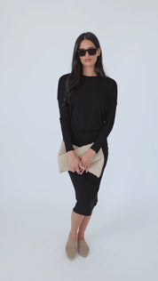 NW Dalia Top: Black