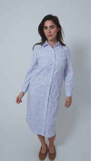 (Cotton) Fringe Dress - With Pockets
