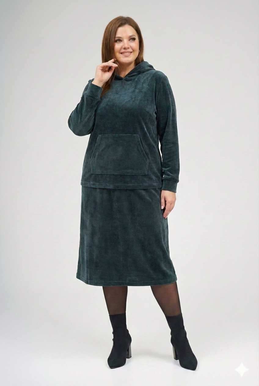 Riva Top with Hood - Jewel Teal