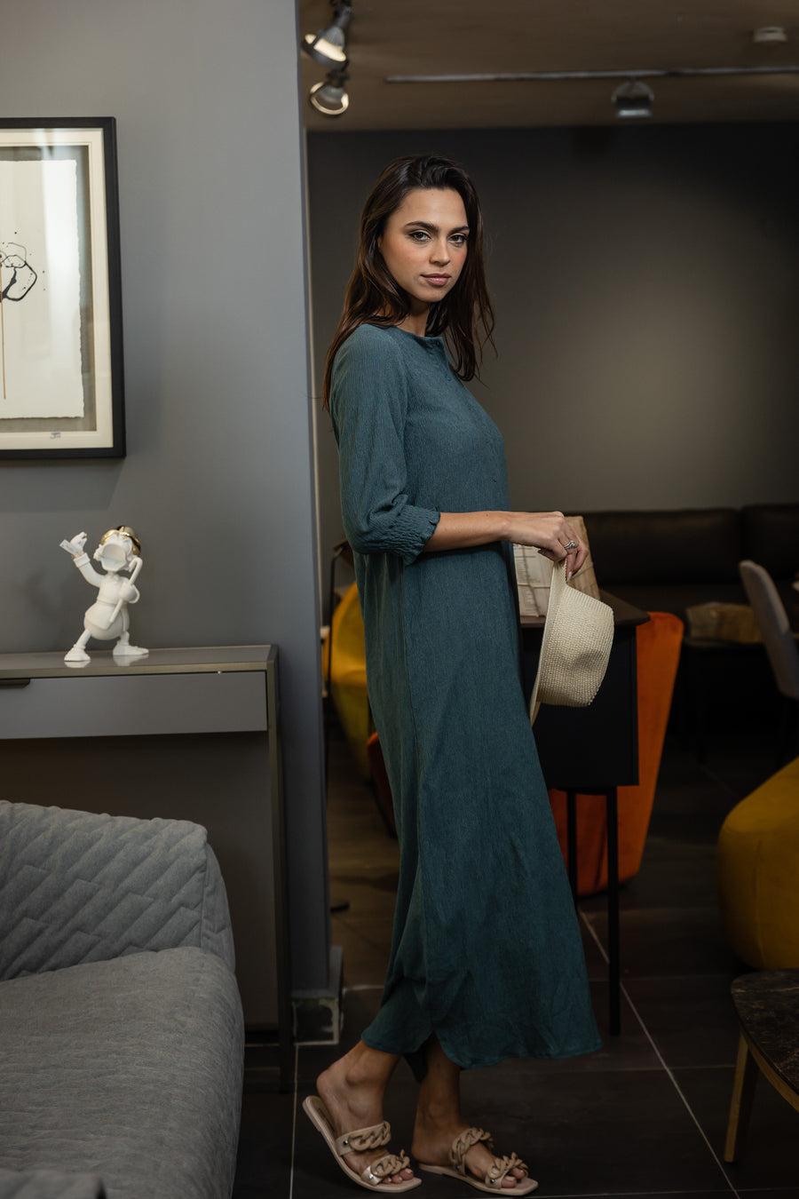 SAGE AVIVA MAXI DRESS