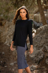 Black Ribbed Original Top