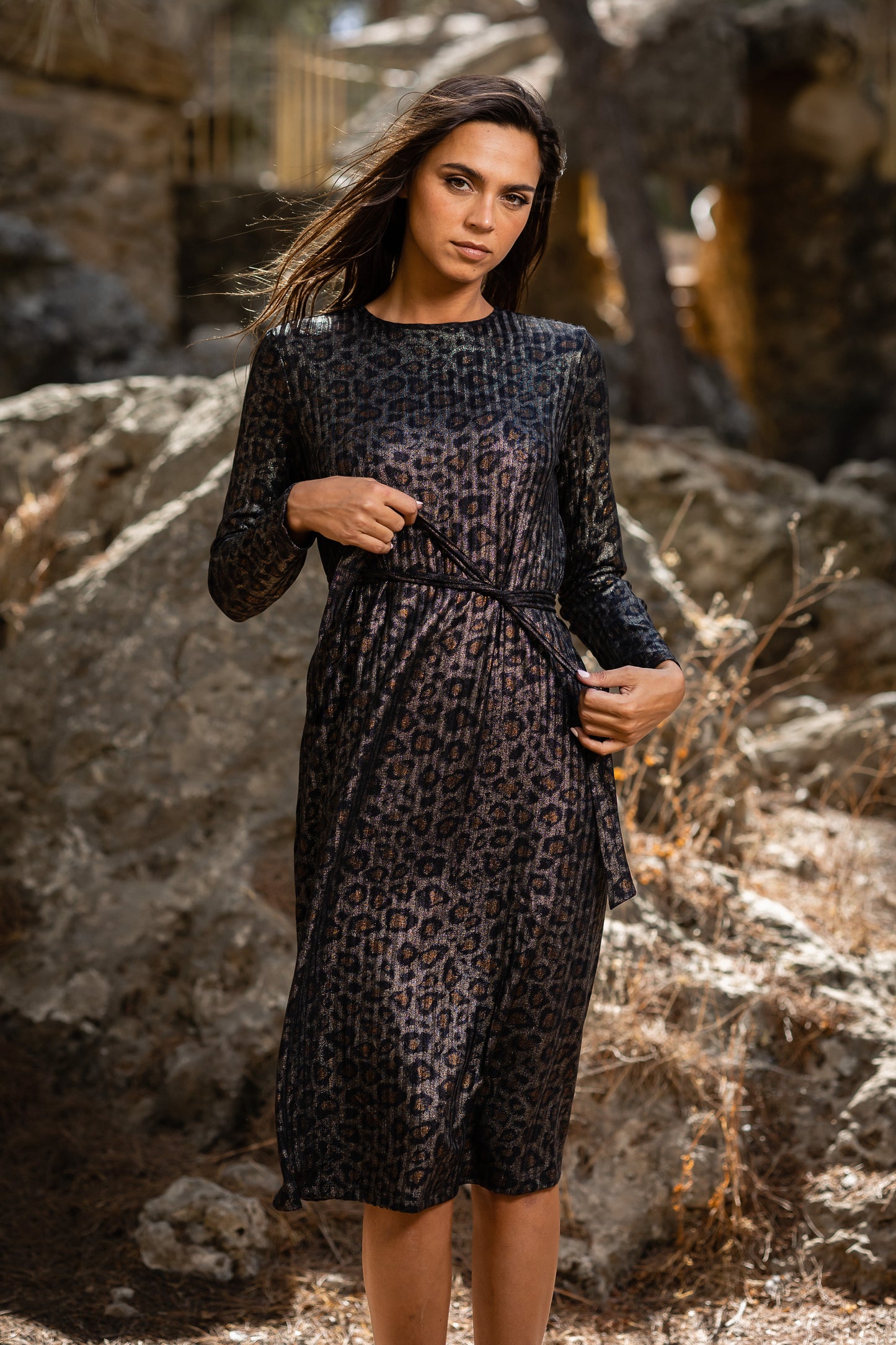 Cheetah Swing Dress